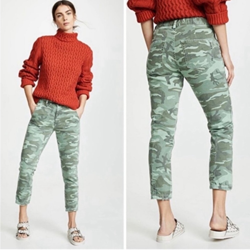 AMO Camouflage Print Jeans